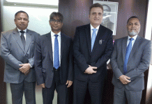 স্ট্যান্ডার্ড ব্যাংক সিইও এবং এইচএবি ব্যাংকের কর্মকর্তাদের সৌজন্য সাক্ষাৎ