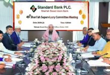 স্ট্যান্ডার্ড ব্যাংক এর শরি‘আহ্ সুপারভাইজরি কমিটির ৪৯তম সভা অনুষ্ঠিত