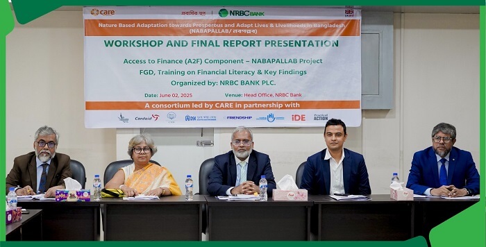 এনআরবিসি ব্যাংকে আর্থিক অন্তর্ভূক্তি ও সাক্ষরতা বিষয়ক কর্মশালা অনুষ্ঠিত