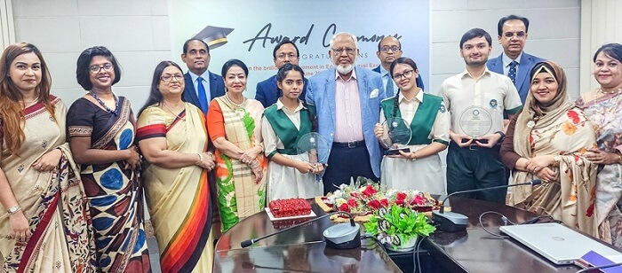 সাউথইস্ট ব্যাংক গ্রীন স্কুল ও-লেভেল পরীক্ষায় অসাধারণ সাফল্য অর্জন করেছে: সম্মাননা পেলো শিক্ষার্থীরা