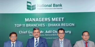 প্রবৃদ্ধির অঙ্গীকারে ন্যাশনাল ব্যাংকের 'ম্যানেজার্স মিট' অনুষ্ঠিত