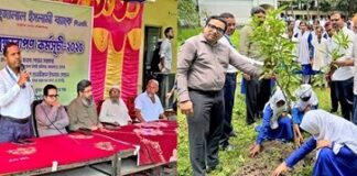 শাহ্জালাল ইসলামী ব্যাংক পিএলসি এর উদ্যোগে যশোর জেলার বাঘারপাড়া উপজেলায় বৃক্ষরোপণ কর্মসূচির আয়োজন