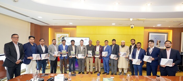 এমটিবি ক্যাপিটালের উদ্যোগে হ্যামকো গ্রুপের সহযোগী প্রতিষ্ঠান আব্দুল্লাহ ব্যাটারি কো. (প্রা.) লি.-এর ১৫০ কোটি টাকার সিকিউরড প্রেফারেন্স শেয়ার তথ্য স্মারক প্রকাশ