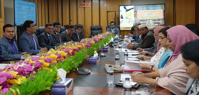 সোনালী ব্যাংক এর দায়-সম্পদ ব্যবস্থাপনা কমিটির সভা অনুষ্ঠিত