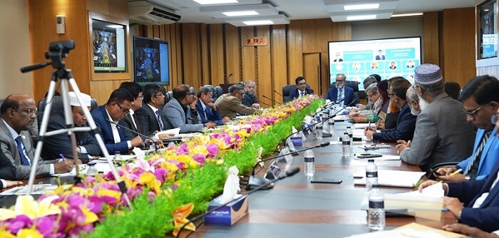 সোনালী ব্যাংক এর সিনিয়র ম্যানেজমেন্ট টিমের সাথে পরিচালনা পর্ষদের সভা অনুষ্ঠিত