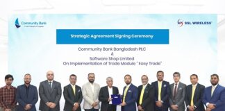 কমিউনিটি ব্যাংক ও সফটওয়্যার শপ লিমিটেডের কৌশলগত চুক্তি