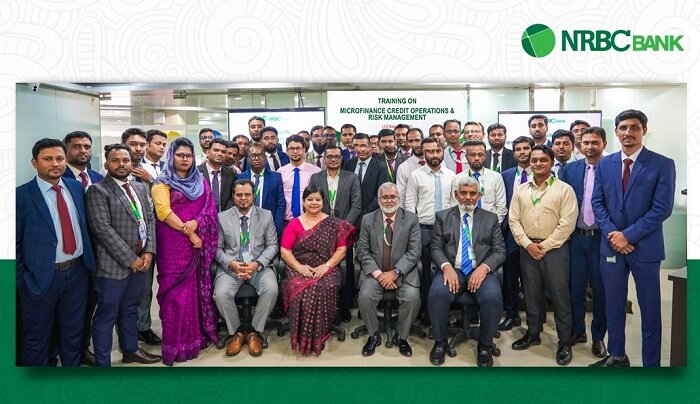 এনআরবিসি ব্যাংকে ক্ষুদ্রঋণ বিষয়ে প্রশিক্ষণ অনুষ্ঠিত
