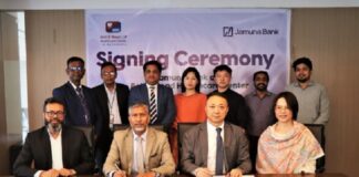 যমুনা ব্যাংক, বিআরএইচসি এবং শীর্ষস্থানীয় চীনা হাসপাতালের মধ্যে ত্রিপক্ষীয় চুক্তি স্বাক্ষর