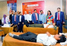 শাহ্জালাল ইসলামী ব্যাংক পিএলসি’র ২৫ বছর পূর্তি উপলক্ষ্যে থ্যালাসেমিয়া সম্পর্কে কর্মশালা ও স্বেচ্ছায় রক্তদান কর্মসূচির আয়োজন