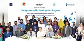 কমিউনিটি ব্যাংক এর SICIP উদ্যোক্তা উন্নয়ন কর্মসূচির সমাপনী অনুষ্ঠিত