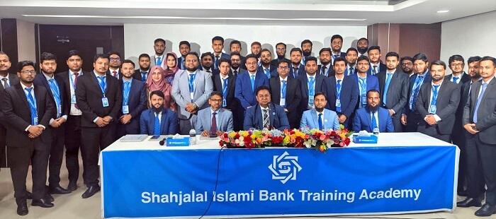 শাহ্জালাল ইসলামী ব্যাংক এর প্রবেশনারী অফিসারদের ৩৭তম ফাউন্ডেশন ট্রেনিং কোর্সের সমাপনী অনুষ্ঠান