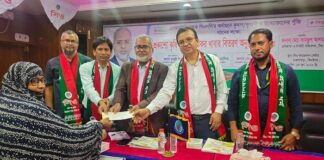 এনআরবিসি ব্যাংক এর অর্থায়নে প্রকাশ্যে কৃষিঋণ ও পুষ্টিকর খাবার বিতরণ