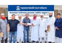 দারুল হাদীস সালাফিয়াহ মাদ্রাসার বালক হোস্টেলের কাজ সম্পন্নে শাহ্জালাল ইসলামী ব্যাংক ফাউন্ডেশনের ২৫ লাখ টাকা অনুদান