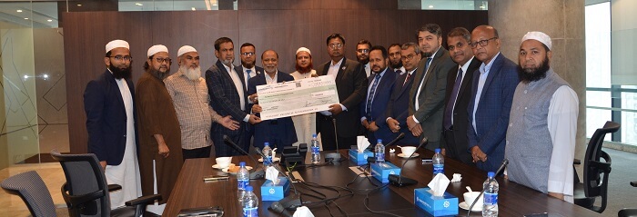 Hajj Agencies Association of Bangladesh (HAAB) (1) “হজ্জ ও ওমরাহ ফেয়ার-২০২৬” এ শাহ্জালাল ইসলামী ব্যাংক এর স্পন্সর প্রদান