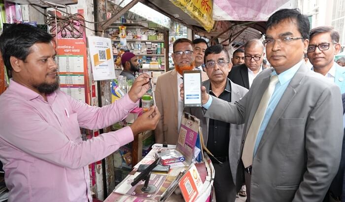 বাংলা কিউআরের প্রচারে সোনালী ব্যাংক