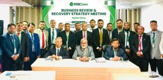 সিলেটে এনআরবিসি ব্যাংক এর ব্যবসা পর্যালোচনা ও ঋণ আদায় কৌশলবিষয়ক সভা অনুষ্ঠিত সিলেটে এনআরবিসি ব্যাংক এর ব্যবসা পর্যালোচনা ও ঋণ আদায় কৌশলবিষয়ক সভা অনুষ্ঠিত