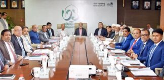 আল-আরাফাহ্ ইসলামী ব্যাংক এর ৪৬৮তম পর্ষদ সভা অনুষ্ঠিত