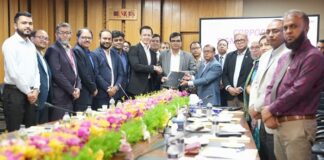 সোনালী ব্যাংক ও এক্সেনটেকের মধ্যে কর্পোরেট চুক্তি