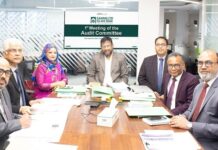 রাষ্ট্র মালিকানাধীন শরিয়াহভিত্তিক সম্মিলিত ইসলামী ব্যাংক পিএলসি-এর অডিট কমিটির ১ম সভা ২৯ সেপ্টেম্বর ২০২৬, মঙ্গলবার ব্যাংকের প্রধান কার্যালয়ে অনুষ্ঠিত হয়।