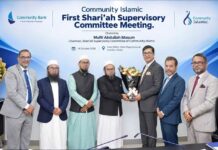 কমিউনিটি ইসলামিকের শরি’আহ্ সুপারভাইসরি কমিটির প্রথম সভা অনুষ্ঠিত