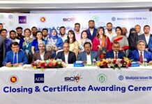 ঢাকায় শাহ্জালাল ইসলামী ব্যাংকের SICIP-এর আওতায় উদ্যোক্তা উন্নয়ন কর্মসূচির সমাপনী ও সনদ বিতরণ অনুষ্ঠান