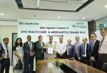 মার্কেন্টাইল ব্যাংক এর সাথে এপিক হেলথ কেয়ারের সমঝোতা স্মারক স্বাক্ষরিত