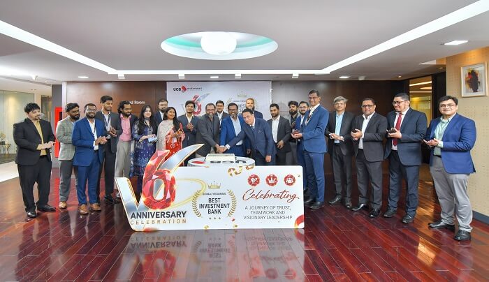 UCB ইউসিবি ইনভেস্টমেন্টের ষষ্ঠ প্রতিষ্ঠাবার্ষিকী উদযাপন